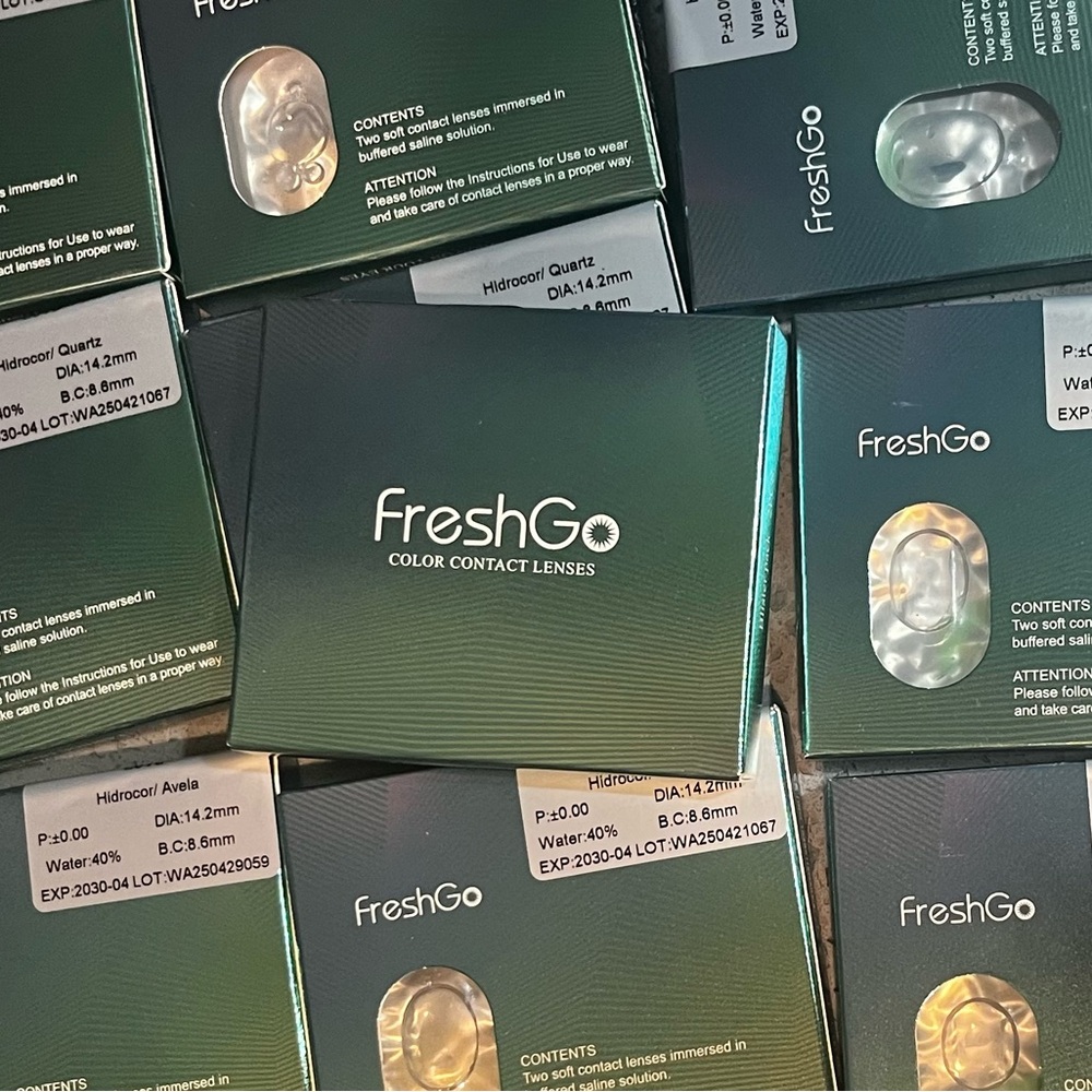 Azul Blue Hidrocor Eye Color Lens - Picture 3 of 3